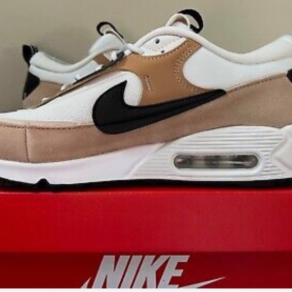 SOLD OUT - Authentic Brand NEWNike Air Max 90 Futura "Phantom/Black/Hemp" - Picture 6 of 7